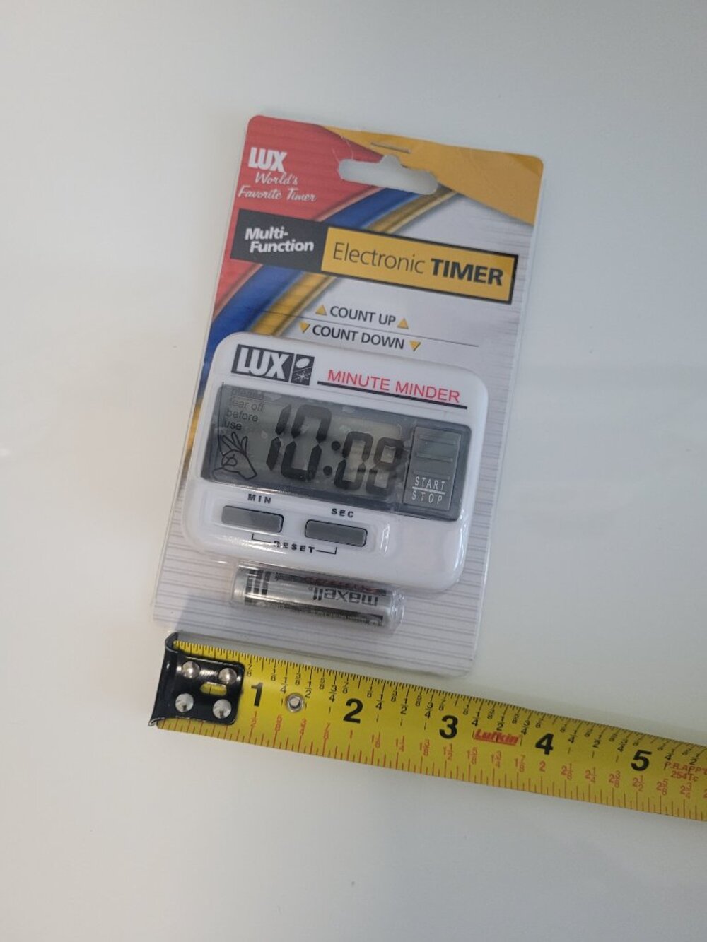 LUX Electronic Timer Clock Feature, Count Up/Down Timer, Battery Included - Picture 6 of 7